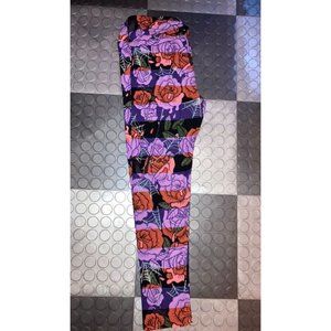 Rare Floral Web TC Lularoe Leggings